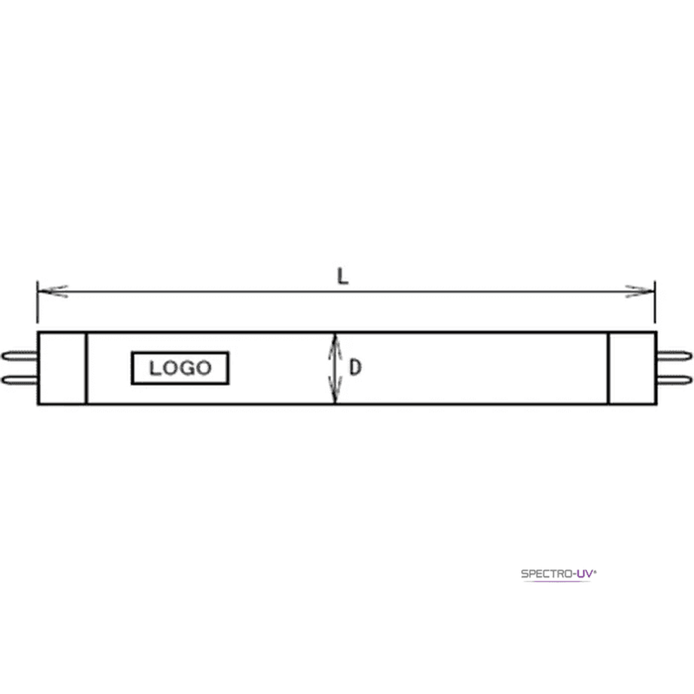 Spectroline NDT 15 Watt 366 nm BLB Tube For Model XX-15A