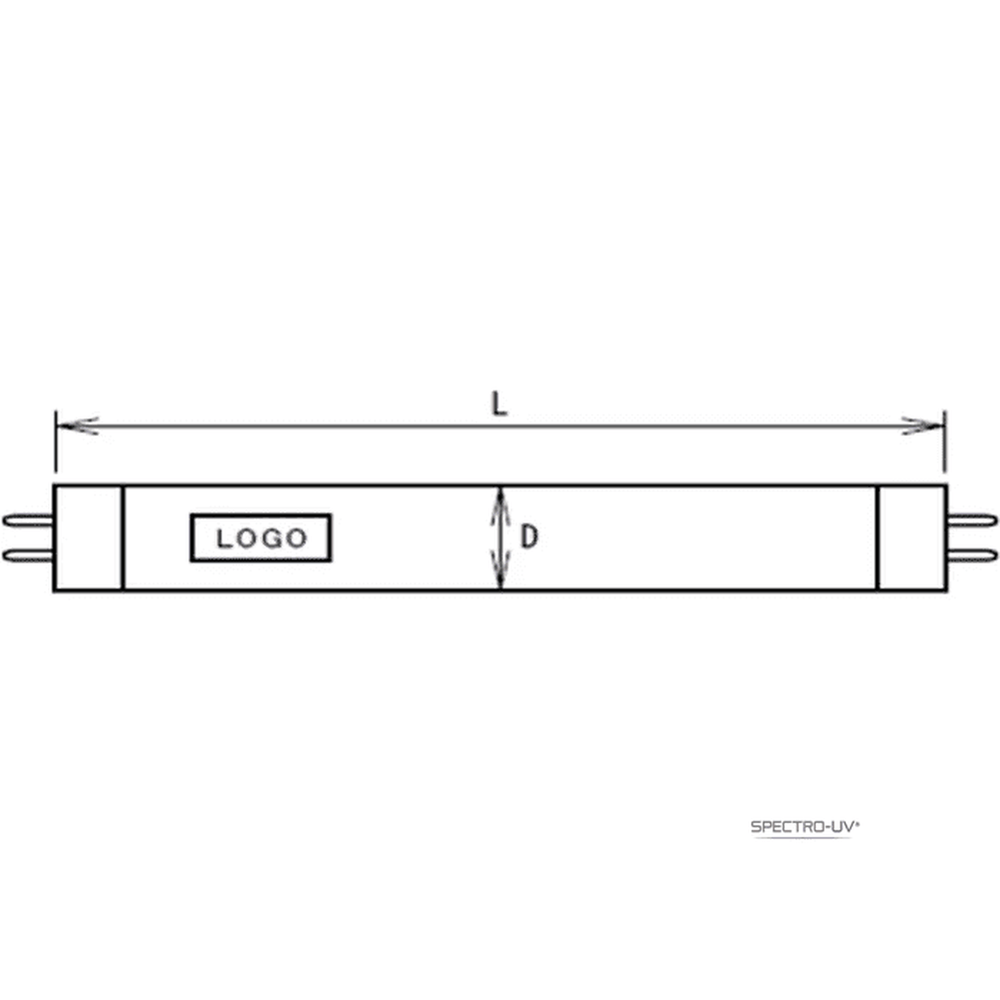 Spectroline NDT 15 Watt 254 nm Tube For Model HCL-1500, XL-1500, X-15F, X-15G, XX-15BF