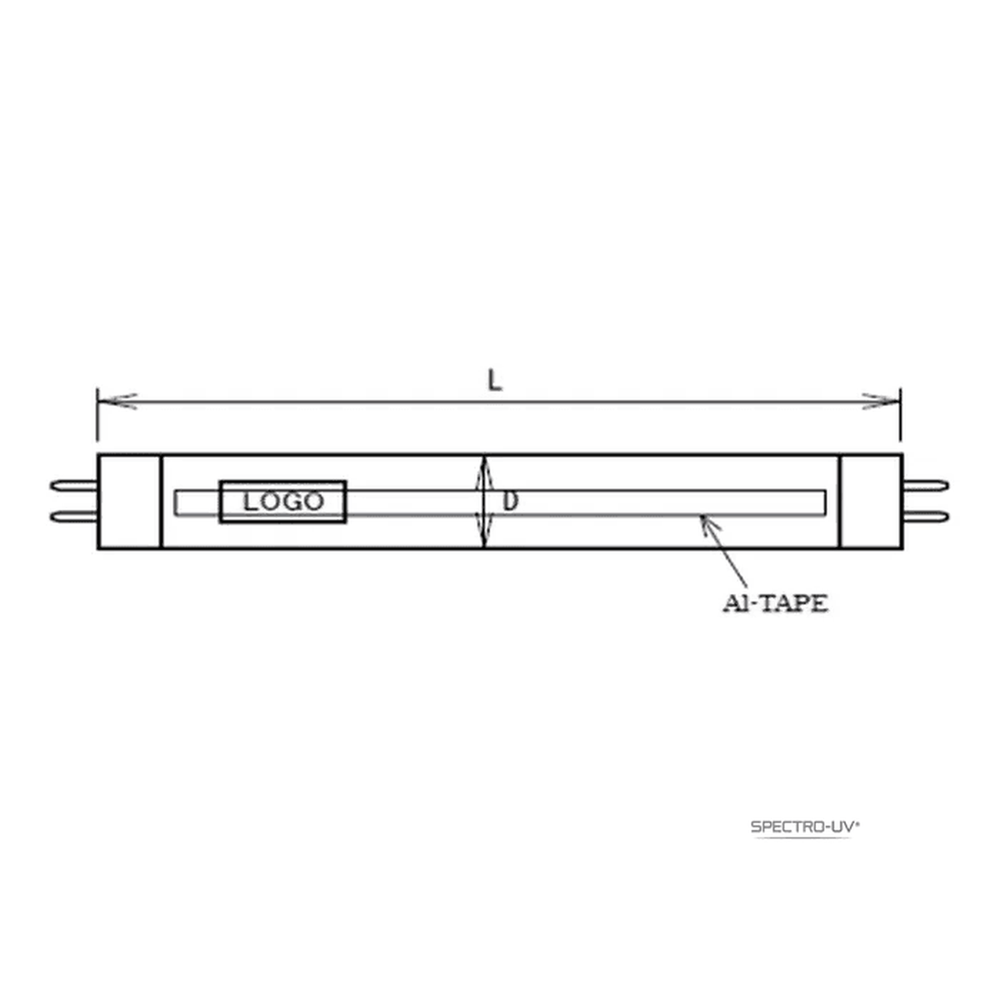 Spectroline NDT 40 Watt 365 nm BLB Tube For Model X-40, XX-40