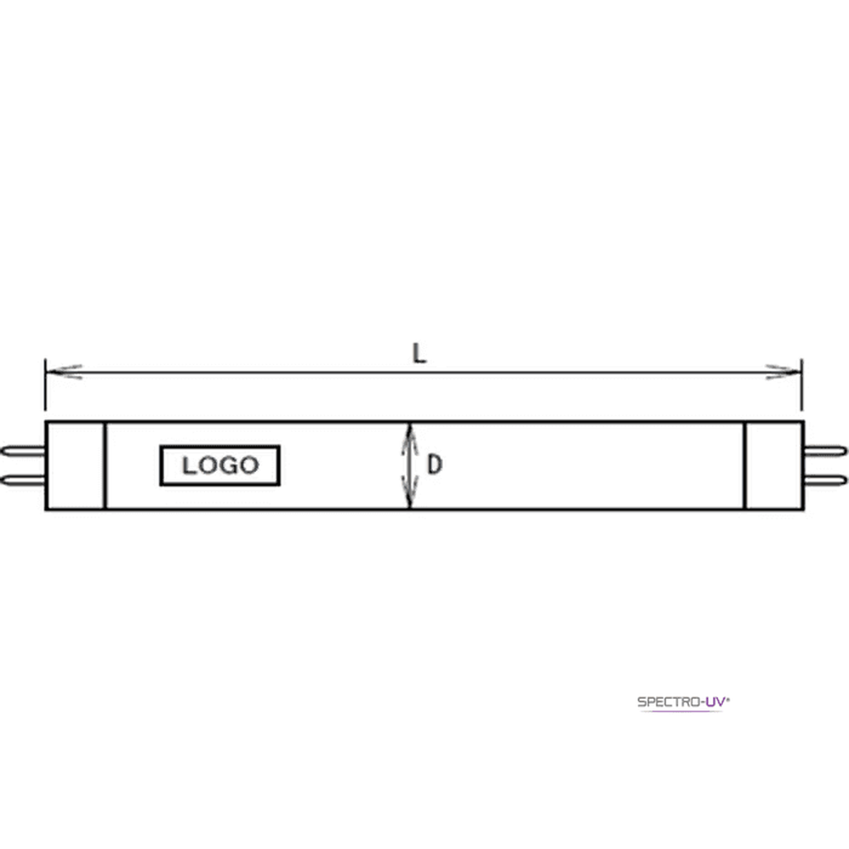 Spectroline NDT 8 Watt 280nm Tube For EB and ENB Series