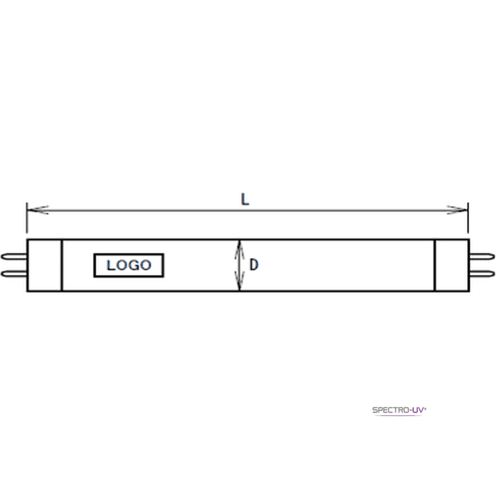 Spectroline NDT 8 Watt 365 nm BL Tube For Model ENF-280C