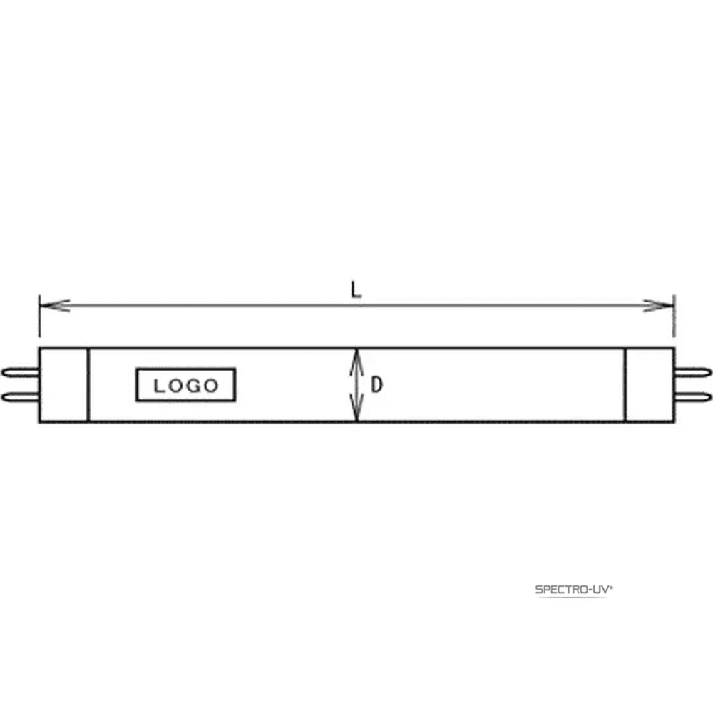 Spectroline NDT 4 Watt 254 nm Tube For Model CM-24, EF-140/12H, ENF-240C