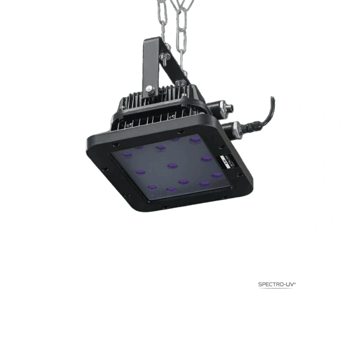 Edge 13 LED 365nm UV A Panel Flood Lamp with UV A Pass