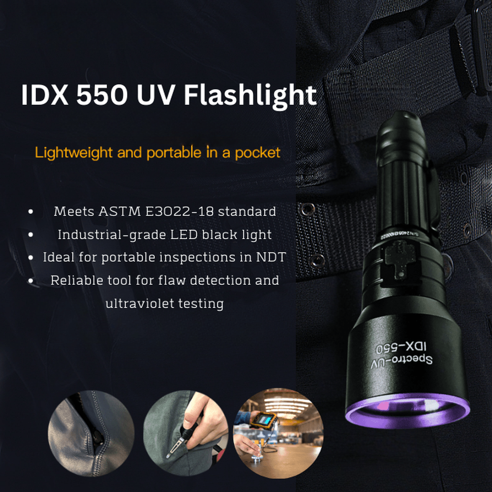 IDX 550  UV Flashlight (NEW PRODUCT)