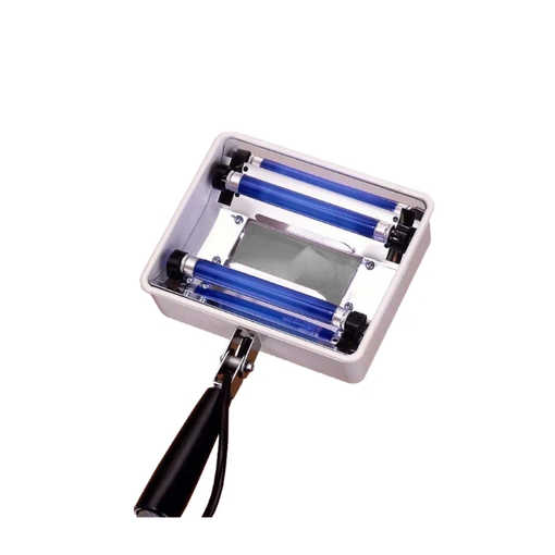 Lámpara de examen de madera con lupa de luz negra ultravioleta (UV) Q-Series, 4 vatios, 4 tubos