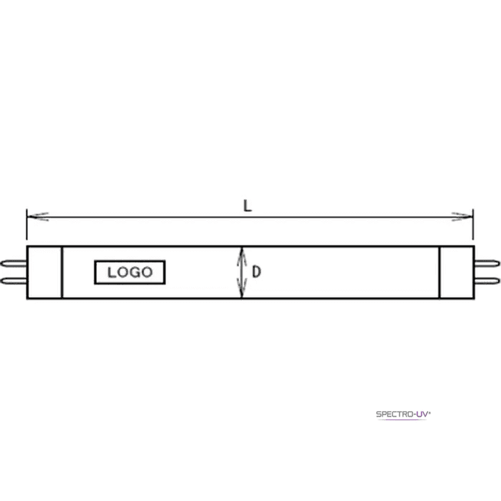 Spectroline NDT 4 Watt 365nm BL Tube For Model CM-24A, EN-140, ENF-240C