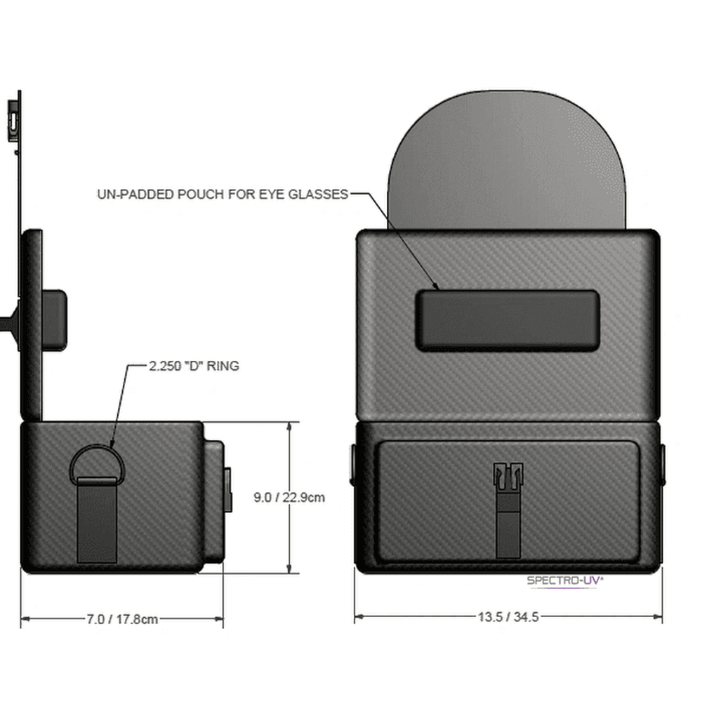 uVision Soft Padded Carrying Case For EK-3000, uVision™ 365 Series Lamps, and Tritan Series Lamps